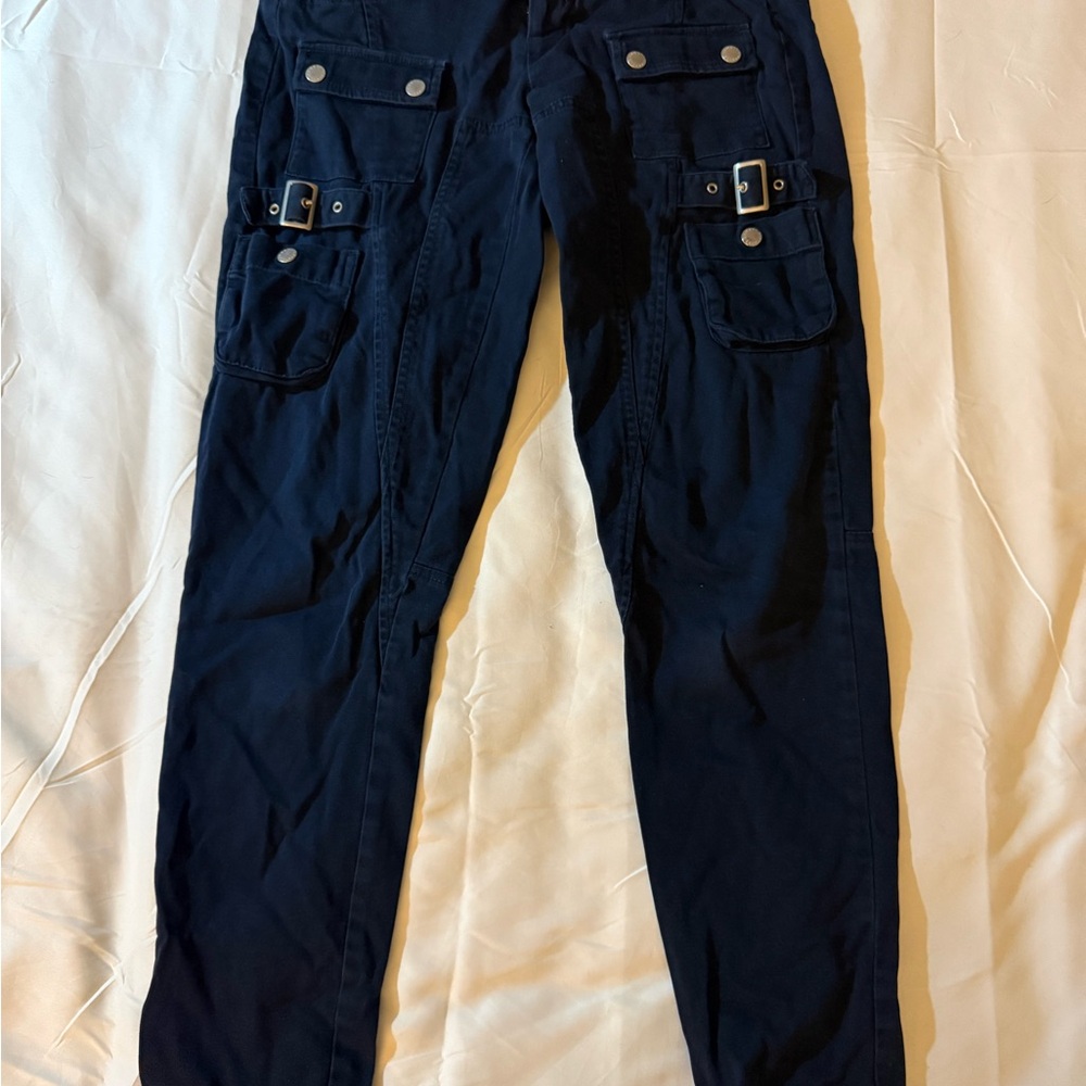 A/X Armani Exchange Navy Blue Skinny Pants